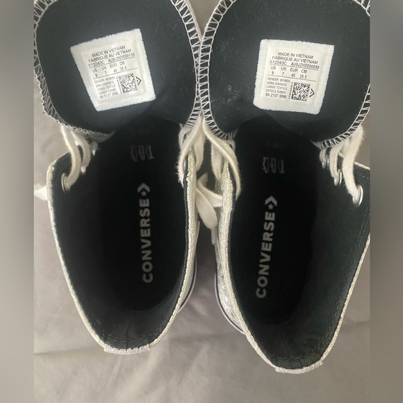 Converse Glitter Leopard Spot, Women’s Size 9 - Picture 7 of 9